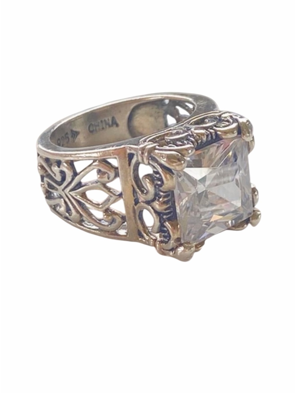 Silpada Sterling Silver CZ Uptown Ring